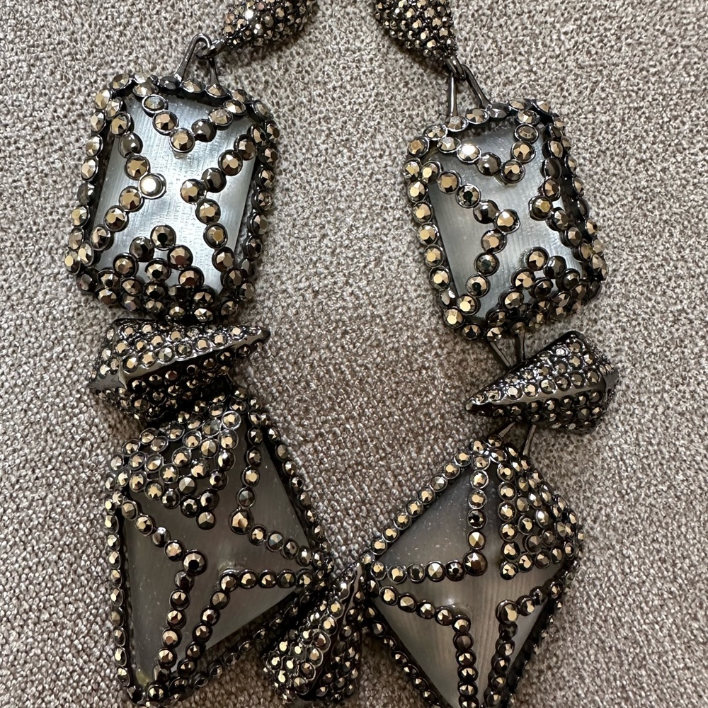 Alexis Bittar Santa Fe Deco Statement Necklace